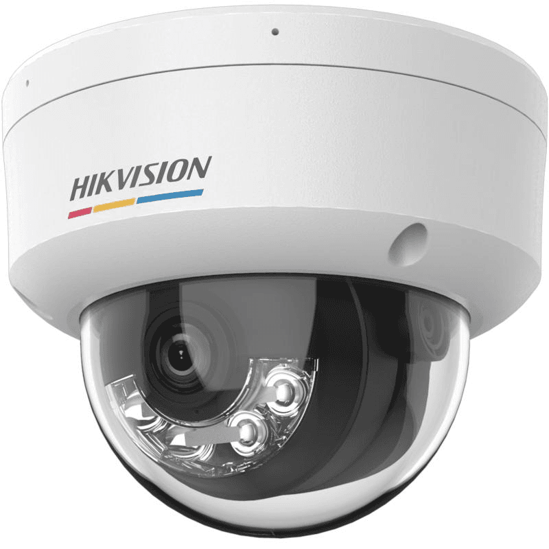 Camera de supraveghere IP Dome 4MP ColorVu with Smart Hybrid Light Hikvision DS-2CD1147G2H-LIU(2.8MM), lentila fixa: 2.8mm, iluminare min.: Color: 0.001 Lux @ (F1.0, AGC ON),B/W: 0 Lux cu IR: 30m, microfon incorporat, alarma la evenimente: Motion detection (support alarm triggering by specified