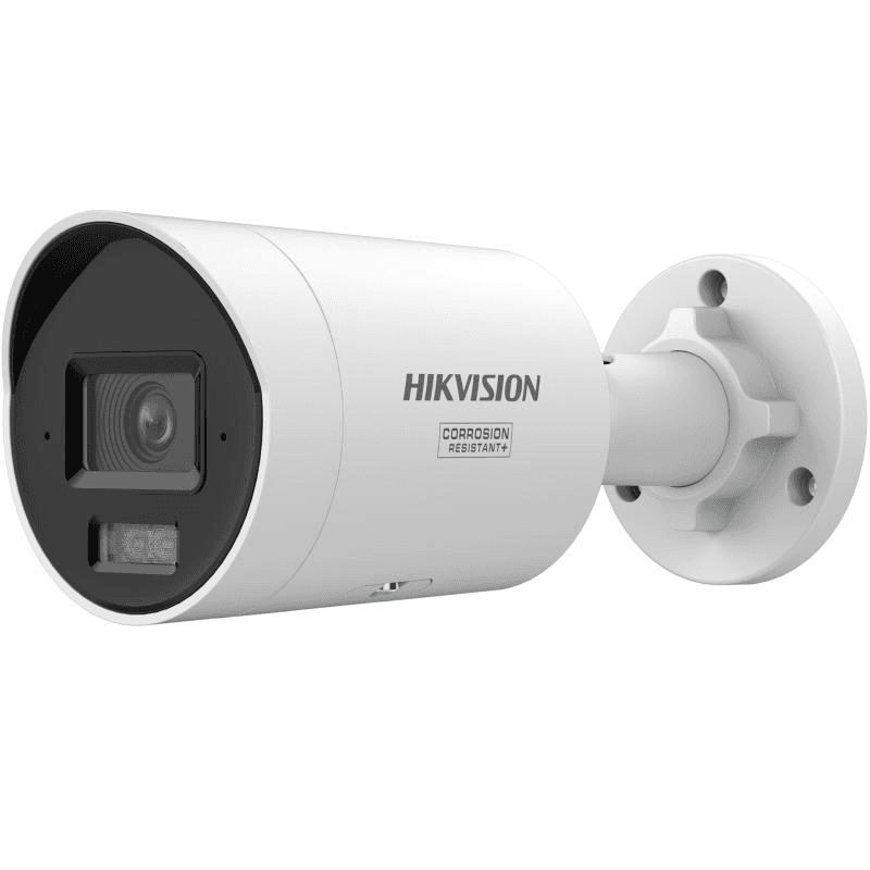 Camera de supraveghere IP Bullet 8MP Hikvision DS-2CD2087G3-LIY(2.8MM), lentila fixa 2.8mm, iluminare min: Color: 0.0005 Lux @ (F1.0, AGC ON),0 Lux cu lumina alba: 40m, IR 40m, microfon incorporat, slot card de memorie: microSD/microSDHC/microSDXC maxim 512GB, alarma la evenimente: Motion detection