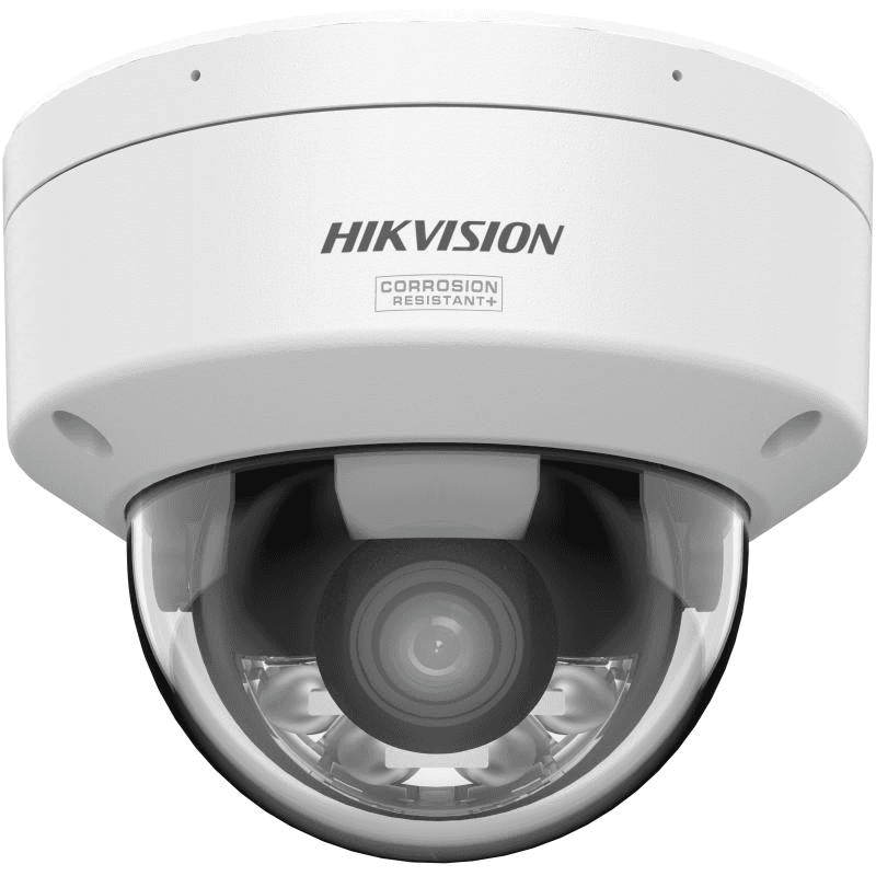 Camera de supraveghere IP Dome 8MP Hikvision DS-2CD2187G3-LIY(2.8MM), lentila fixa 2.8mm, iluminare min: Color: 0.005 Lux @ (F1.6, AGC ON),B/W: 0 Lux cu IR 30m, slot card de memorie: microSD/microSDHC/microSDXC maxim 512GB, alarma la evenimente: Motion detection (support alarm triggering by