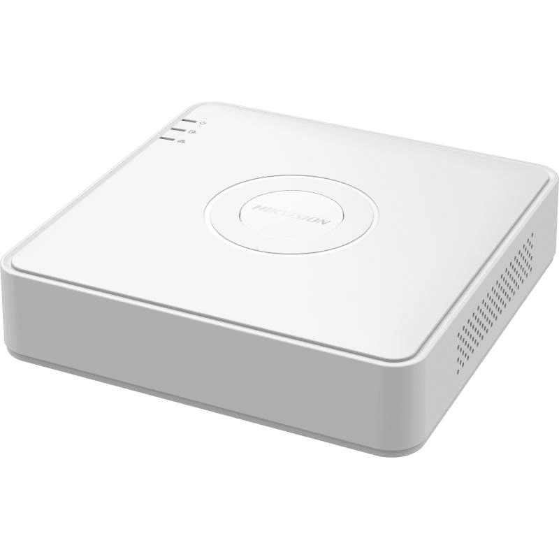 DVR Hikvision 4 canale DS-7104HGHI-M1/T, TURBO HD, HDTVI/CVI/AHD/IP/CVBS video compression, BNC interface (1.0 Vp-p, 75 Ω), supporting coaxitron connection, pana la 5-ch IP camera inputs, intrari: HDTVI/CVI/AHD/IP/CVBS, 1SATA maxim 4TB, dimensiuni: 200 × 200 × 48 mm, greutate: 0.8kg.