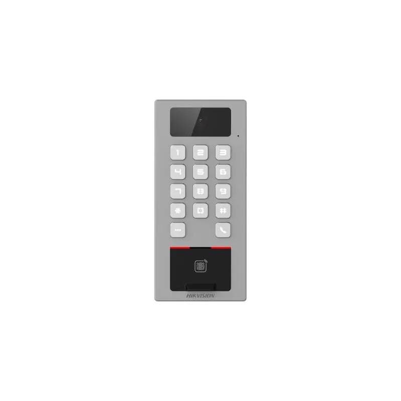 Terminal Access Control DS-K1T502DBFWX; Linux; Resolution 2MP 2 MPIntercom via SIP protocol. Supported SIP server: Brekeke, miniSipServer,FreePBX, Asterisk, 3CX, ELASTIX, and PBX ware, Wired Network:10 M/100 M self-adaptive, Working Temperature -40 C~ +70 C, Protective Level:IK09