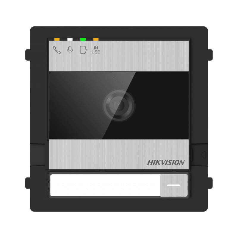 HIKVISION IP DOOR STATION 2-WIRE DS-KD7003EY-IME2/A Excellent Product Design: HD images and wide viewing angle with WDR Excellent Product Design: Compatible with released sub-modules Easy to Use: Support mobile web configuration (AP mode) Easy to Use: Rotary Switch configuration, Plug & play Easy to