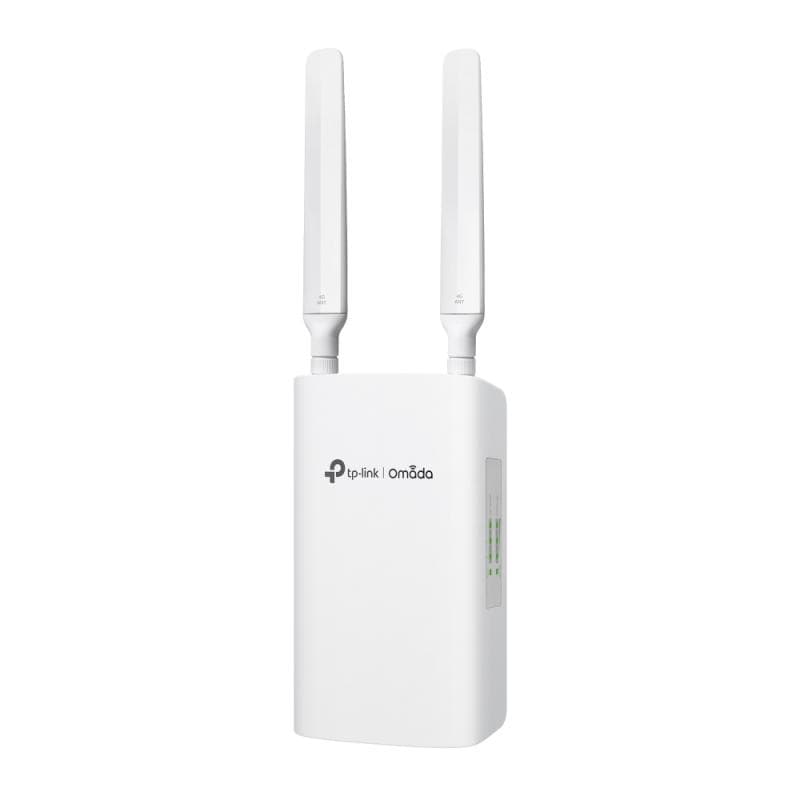 Omada 4G+Cat6 AX3000 Outdoor/Indoor Gateway PORT: 3× Gigabit WAN/LAN Port, 1 Nano SIM slot(4G+ Cat6) SPEC: 802.3bt/at/af，1 Ports PoE IN(support 802.3bt), 2 Ports with 45W PoE Power SPEED: 574Mbps at 2.4 GHz + 2402 Mbps at 5 GHz (HE160) Wi-Fi Speed, 300 Mbps Download LTE Speed FEATURE: Integration
