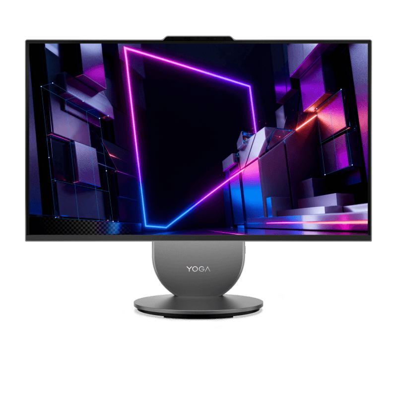 All-in-One Lenovo Yoga AIO 27IPH11 27" QHD (2560x1440) IPS 350nits, 99% sRGB, Anti-glare, 4 side like, 120Hz, Intel Core™ Ultra 7 356H, 16C (4P + 8E + 4LPE) / 16T, Max Turbo up to 4.7GHz, 18MB Intel® Smart Cache; Copilot+ PC; Up to 50 TOPS, video NVIDIA GeForce RTX™ 5060 8GB GDDR7, RAM 1x 32GB