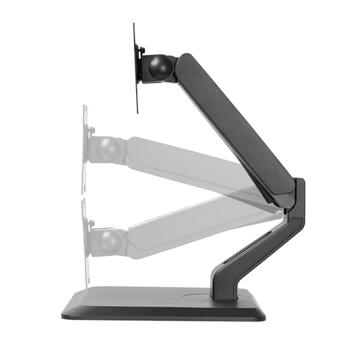 Suport monitor de birou Neomounts FPMA-D885BLACK; pentru display-uri cu diagonale 15"-32", sistem de prindere VESA 75x75~100x100, greutate maxima suportata 10kg, full motion, tilt +180°, swivel +80°, rotate +360°; gas spring; culoare negru. Garantie 5 ani