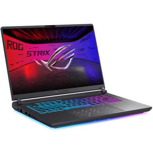 Laptop Gaming ASUS ROG Strix G16, cu procesor Intel Core i9-14900HX, 16'' IPS, 16 GB DDR5, 1 TB SSD, NVIDIA GeForce RTX 5070, 8 GB GDDR7, Fr OS