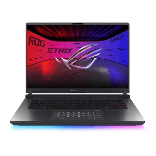 Laptop Gaming ASUS ROG Strix G16, cu procesor Intel Core Ultra 7 255HX, 16'' IPS, 32 GB DDR5, 2 TB SSD, NVIDIA GeForce RTX 5070 Ti, 12 GB GDDR7, Fr OS