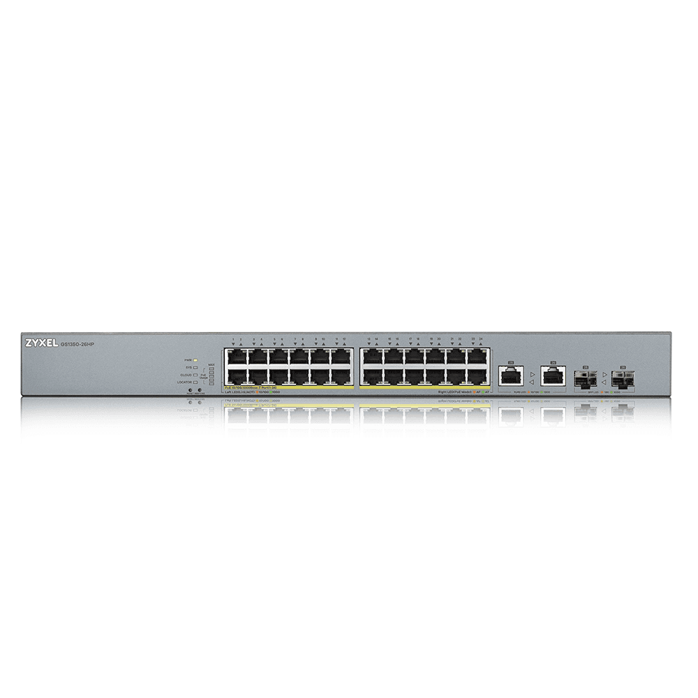 ZYXEL GS1350-26HP 24-PORT GBE POE SWITCH