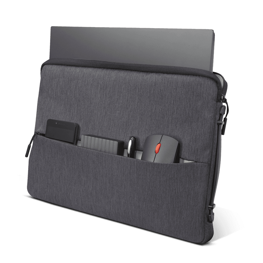 Husa laptop Lenovo Urban 15.6", Negru, Functii: Rezistent la apa, Interior captusit, Numar compartimente interioare: 1, Tip inchidere: Fermoar, Material: Poliester, Dimendiuni (Lungime x Inaltime x Adancime): 395mm x 28mm x 270mm, Greutate: 288g