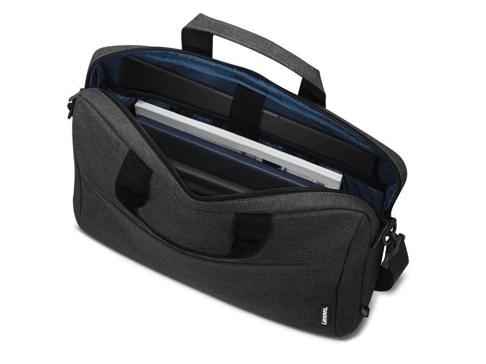 Geanta laptop Lenovo Topload T210 (ECO), 16", Negru, Functii: Rezistenta la apa, Tip inchidere: Fermoar, Material: Poliester, Dimendiuni (Lungime x Inaltime x Adancime): 390mm x 55mm x 275mm, Greutate: 0.456 Kg