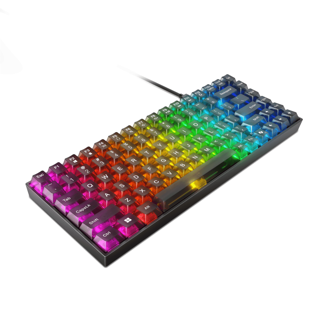 Tastatura Gaming Lenovo Legion K510 Mini Pro, Numar taste: 84, Interfata tastatura: USB, Tastatura iluminata: RGB, Culoare: Negru, Tehnologie: Cu fir, Kit: Nu, Continut pachet: 1 x Keycap Puller, 1 x Tastatura Gaming; Altele: Anti-Ghosting, Lungime cablu 1.8 m, Dimensiune (mm): 310.91 x 120.41 x