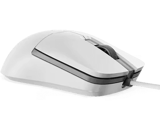 Mouse gaming Lenovo Legion M300s, Iluminare RGB, 8k DPI, Sensor Pixart, Glacier White
