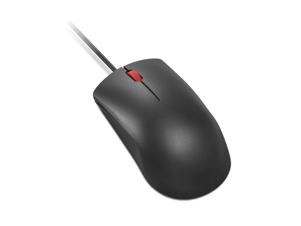 Mouse cu fir Lenovo 120; 1600DPI; conectivitate: USB-A; senzor optic; numar de butoane: 3; greutate: 90g; lungimea cablului: 1.5m; compatibil cu Windows 10 Home Single Language 64, Windows 11; culoare: negru