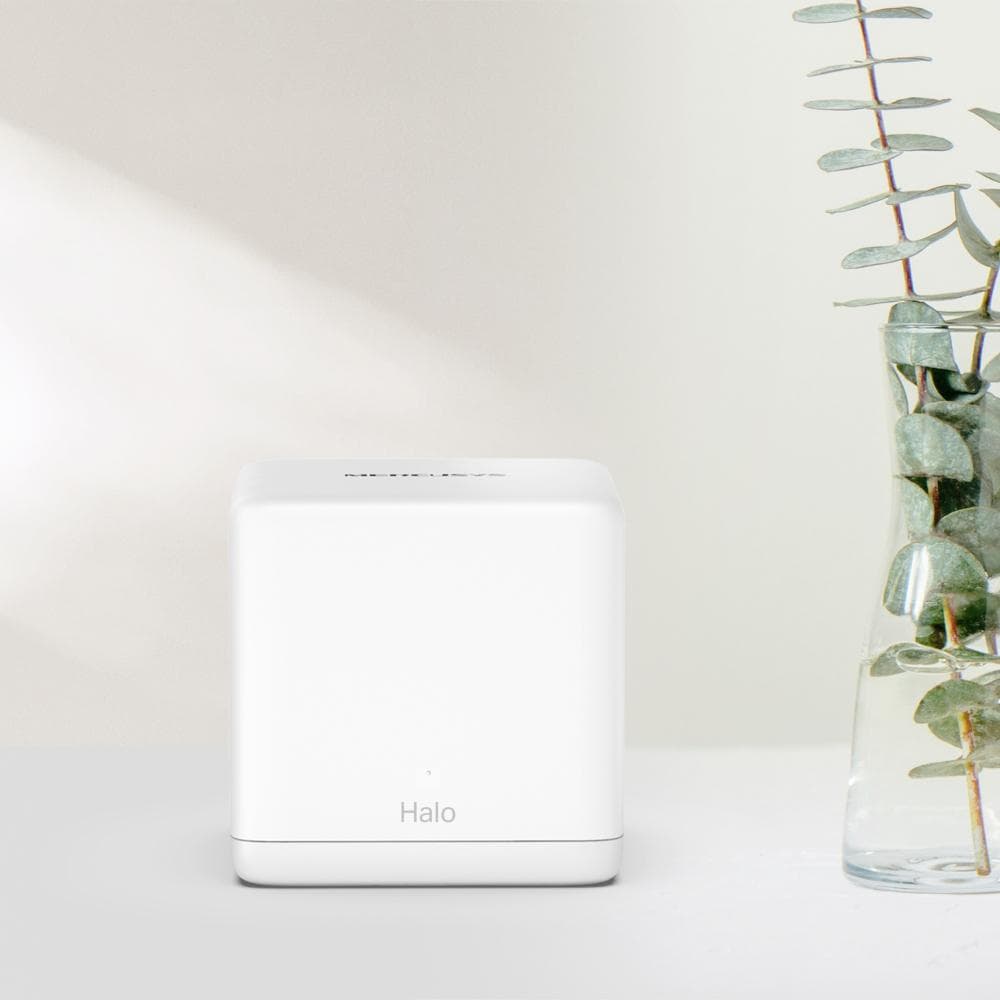 Mercusys Halo H60X(3-pack) Whole mesh Wi-Fi6 system, AX1500, Dual-band, Standarde wireless: IEEE 802.11ax/ac/n/a 5 GHz, IEEE 802.11n/b/g 2.4 GHz, Viteza wireless: 1201 Mbps on 5 GHz, 300 Mbps on 2.4 GHz, Dimensiuni:88 × 88 × 88 mm, Interfata: 3 x 10/100/1000LAN/WAN, Pachetul contine 1 x Halo H60XR