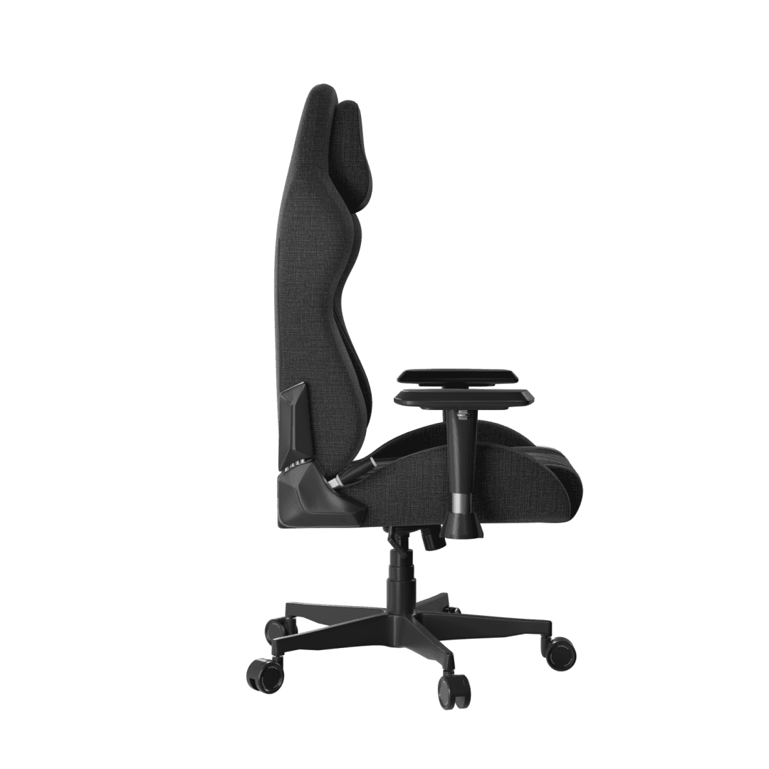 Scaun gaming Hator Darkside 3M Fabric, material cadru: Oțel, Țesătură CloudTouch™, piston cu gaz: Certificat SGS Clasa 4, cotiere: Ergonomice, 2D, bază cu 5 brațe ranforsate, realizată din PU armat, material de bază: spumă cu densitate mare InfuseFoam, dimensiune roți: 65 mm, material roți
