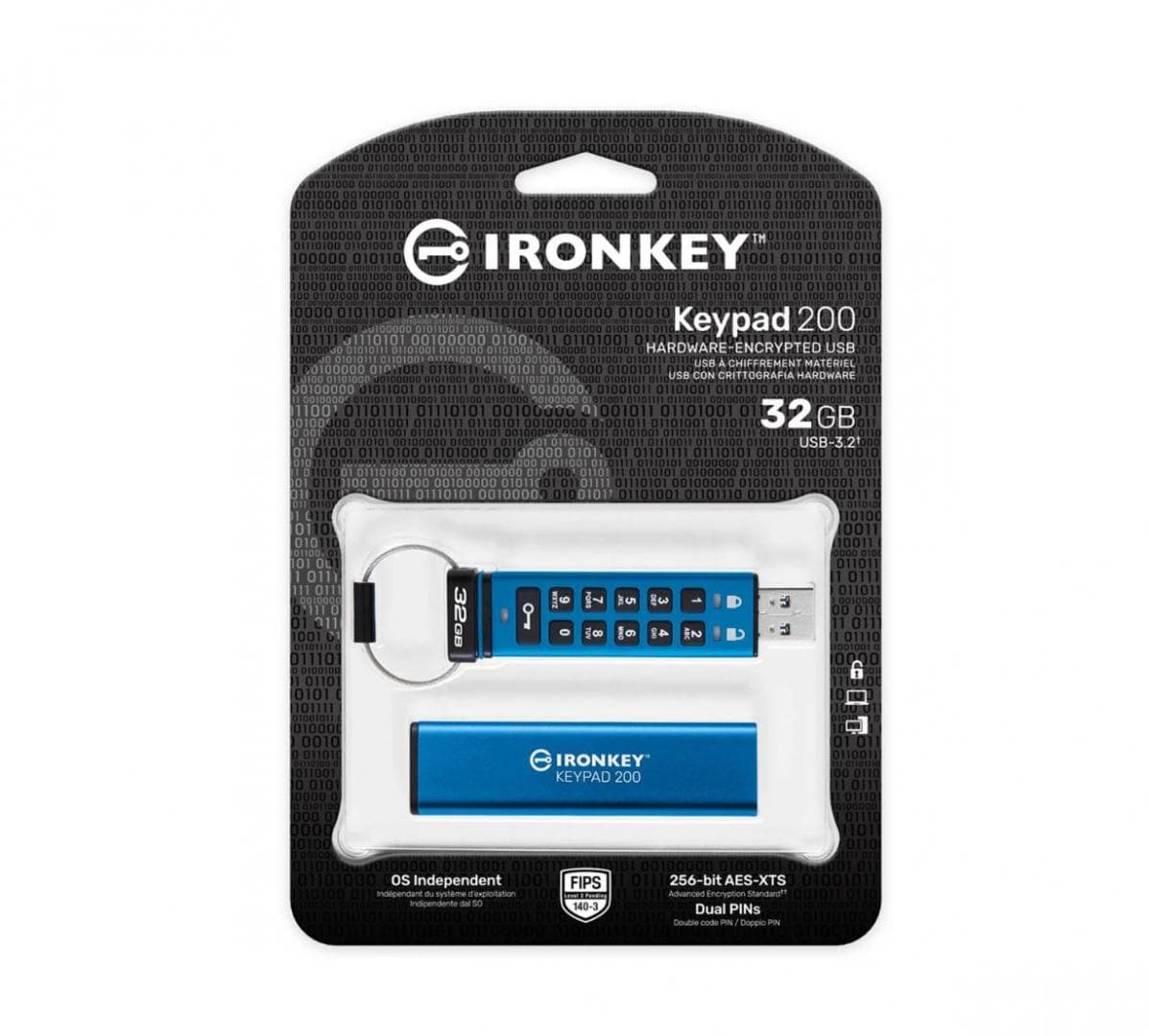 Memorie USB Flash Drive Kingston 32GB IronKey Pad