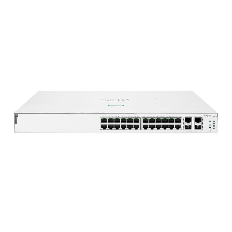 HPE Networking Instant On Switch 24p Gigabit CL4 PoE 4p SFP+ 370W 1930