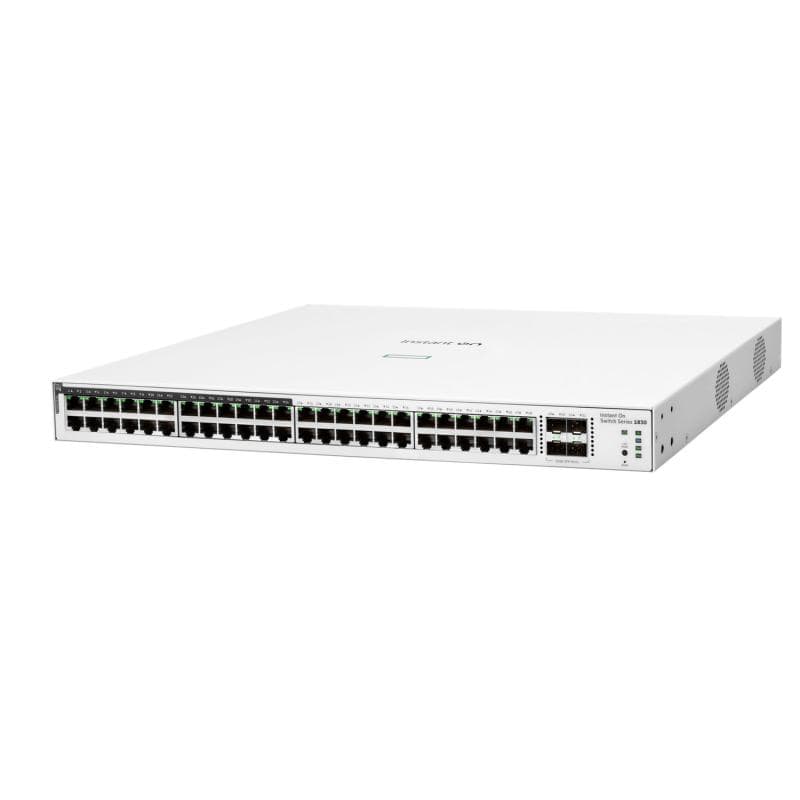 HPE Networking Instant On Switch 48p Gigabit CL4 PoE 4p SFP 370W 1830