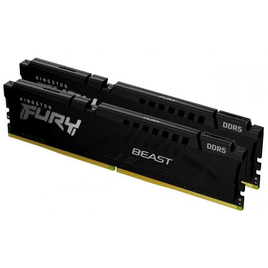 Memorie RAM Kingston DDR5 32GB 5600Mhz CL40 1.25V Dual Channel Kit Fury Beast Black XMP