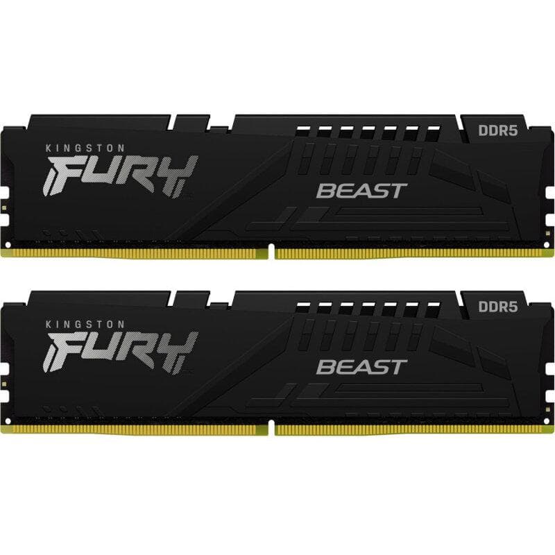 Memorie RAM Kingston DDR5 32GB 6000Mhz CL30 1.4V Dual Channel Kit Fury Beast Black EXPO