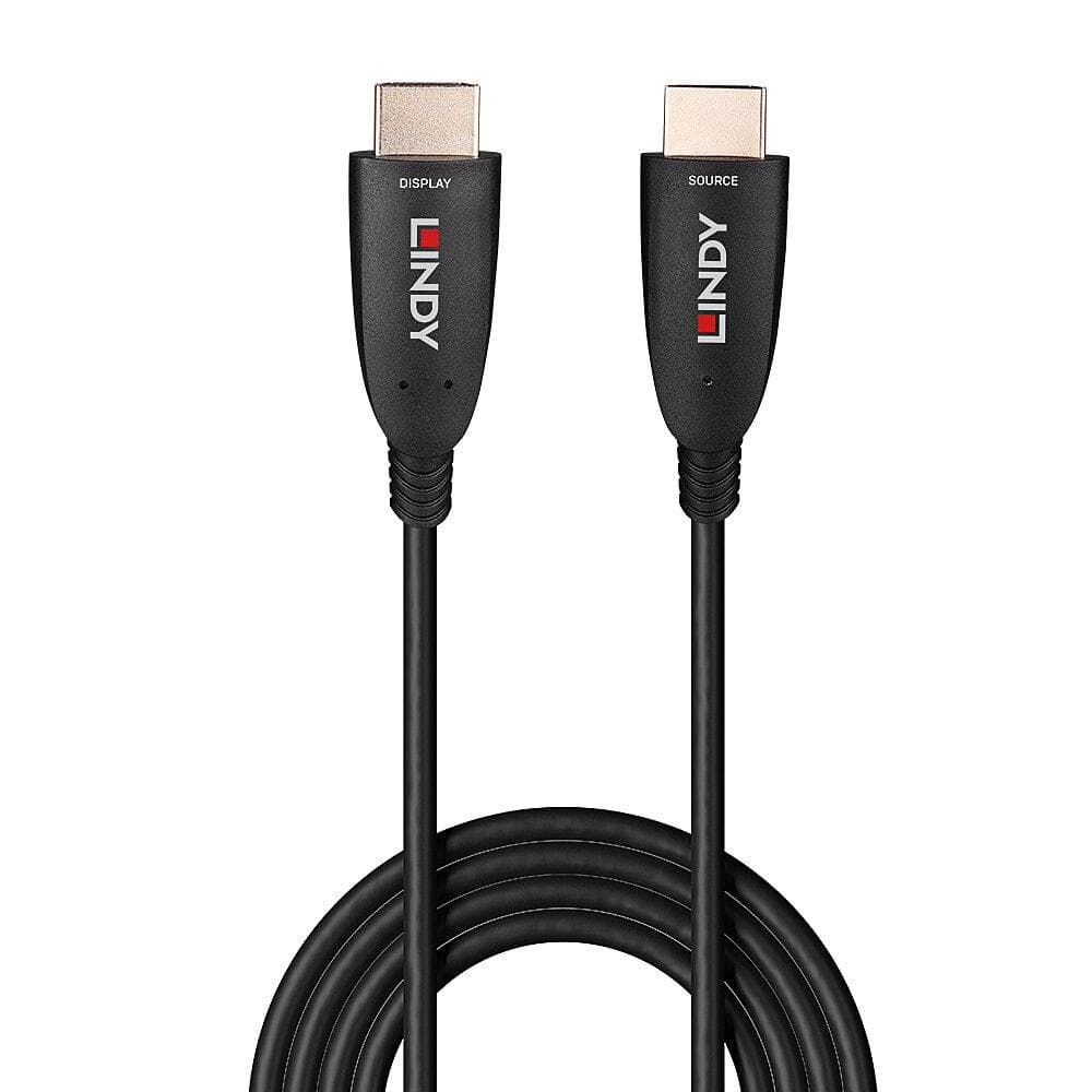 Cablu Lindy 50m HDMI 8k60, fibra optica