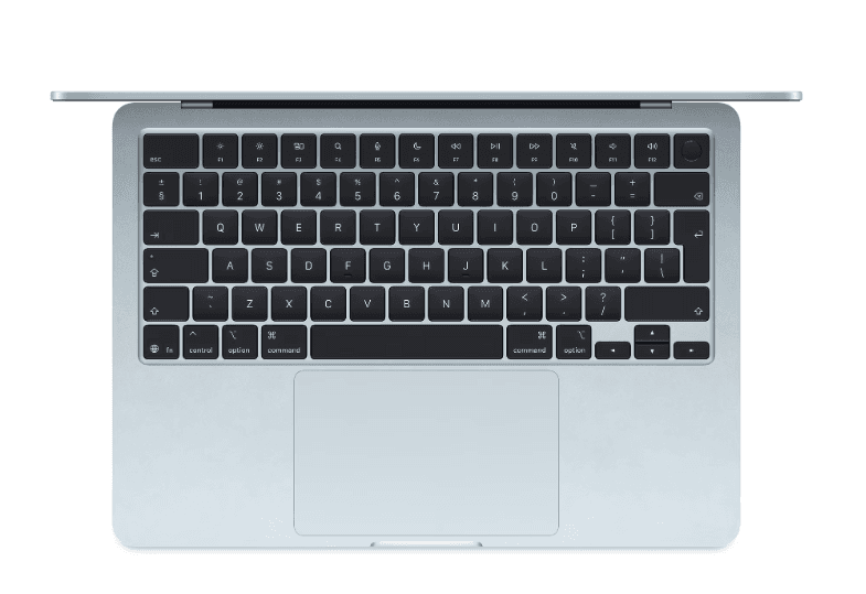 MacBook Air 13.6" Retina/Apple M4 (CPU 10-core, GPU 10-core, Neural Engine16-core)/16GB/512GB - Sky Blue - INT KB (2025) 35W USB‑C