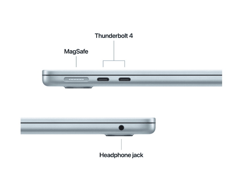 MacBook Air 13.6" Retina/Apple M4 (CPU 10-core, GPU 10-core, Neural Engine16-core)/16GB/512GB - Sky Blue - INT KB (2025) 35W USB‑C
