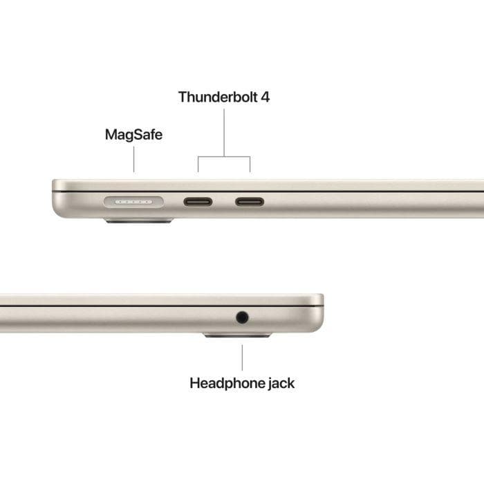 MacBook Air 13.6" Retina/Apple M5 (CPU 10-core, GPU 10-core, NeuralEngine16-core)/24GB/1TB - Starlight - INT KB (No Adapter) - 2026