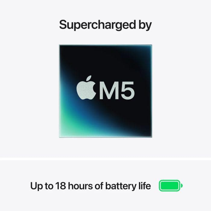 MacBook Air 13.6" Retina/Apple M5 (CPU 10-core, GPU 10-core, NeuralEngine16-core)/16GB/1TB - Midnight - INT KB (No Adapter) - 2026