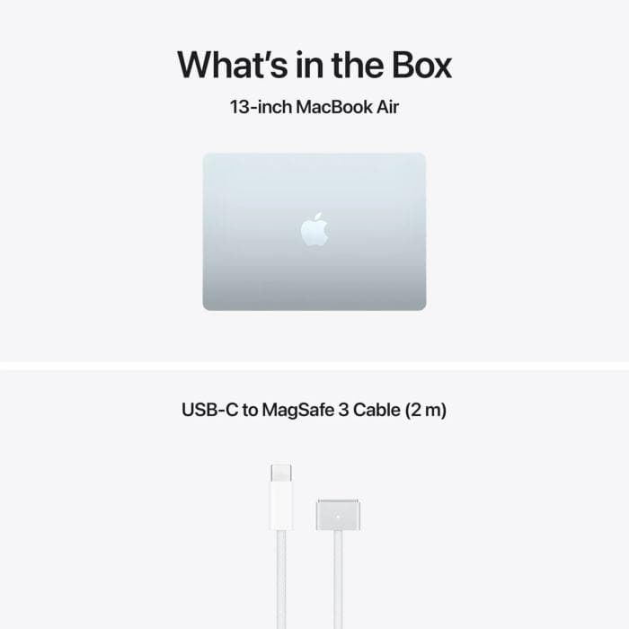 MacBook Air 15.3" Retina/Apple M5 (CPU 10-core, GPU 10-core, NeuralEngine16-core)/16GB/512GB - Sky Blue - INT KB (No Adapter) - 2026