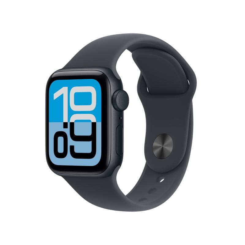 Apple Watch SE 3 GPS 40mm Midnight Aluminium Case with Midnight Sport Band - M/L