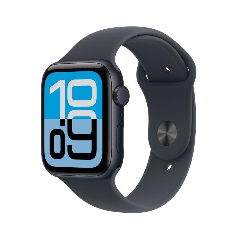 Apple Watch SE 3 GPS + Cellular 44mm Midnight Aluminium Case with Midnight Sport Band - M/L