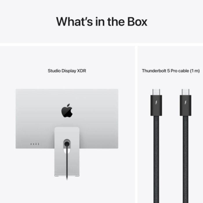 Apple Studio Display XDR - 27" Retina 5K - Nano-Texture Glass with VESA Mount Adapter (Stand not included)