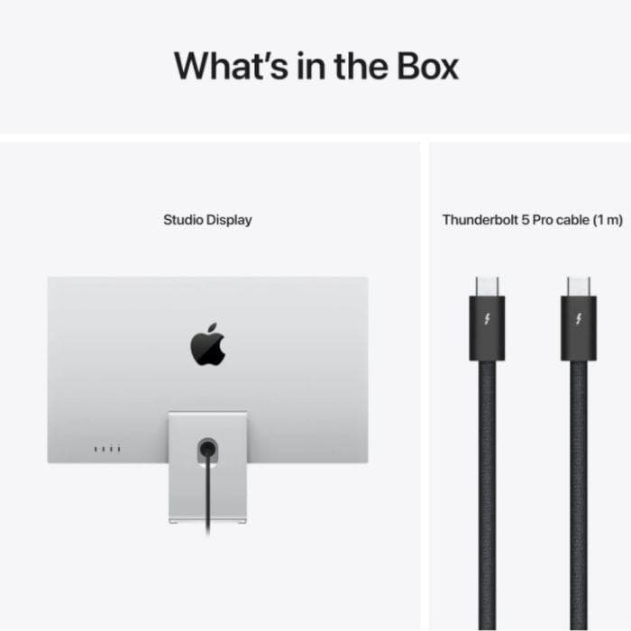 Apple Studio Display - 27" Retina 5K - Standard Glass with VESA Mount Adapter (Stand not included)