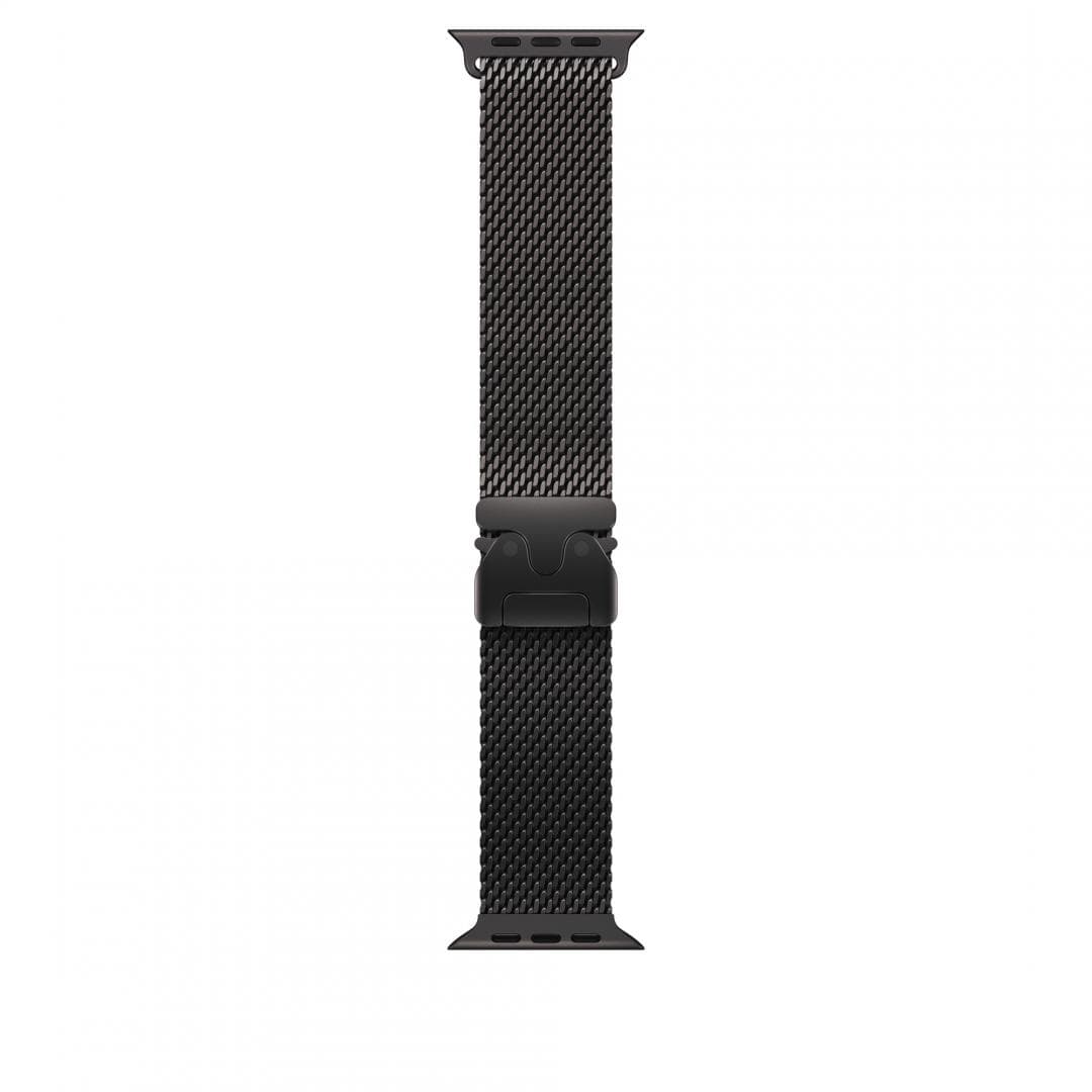 Apple Watch 49mm Black Titanium Milanese Loop - Small