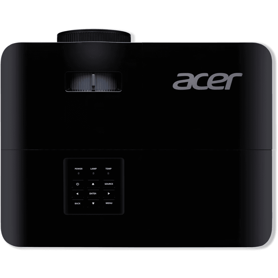 Videoproiector Acer X1328ic, WXGA 1280*800, up to WUXGA 1920*1200, 5.000 lumeni, 16:9/ 16:10/ 4:3, 20.000:1, diagonala maxima 300", distanta maxima de proiectie 10 m, boxa 3W, lampa 5.000 / 15.000 ore, 27 dB, 2.4 kg, D-sub, 2* HDMI, PC audio in/ out, composite video, DC Out (5V/1A, USB Type A)