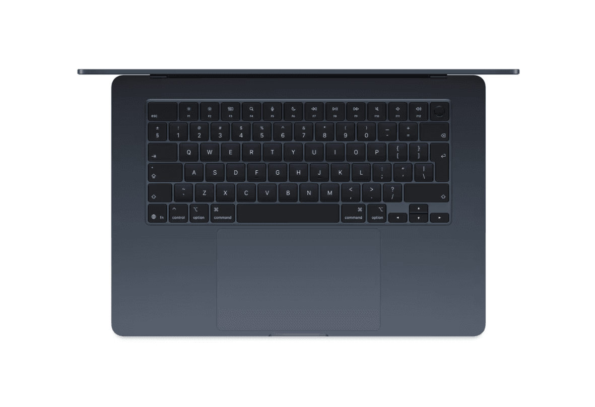 MacBook Air 15.3" Retina/Apple M4 (CPU 10-core, GPU 10-core, Neural Engine16-core)/16GB/512GB - Midnight - INT KB (2025)