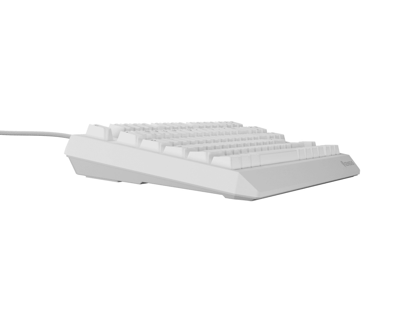 Tastatura gaming mecanica wireless Genesis Thor 230 TKL, iluminare RGB, 87 taste, 11 butoane multimedia, alb