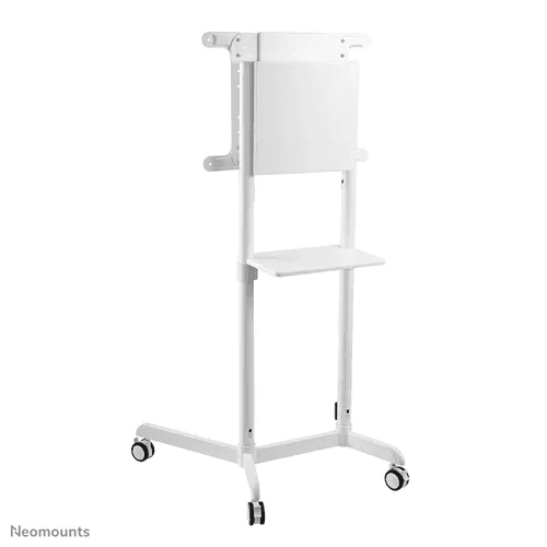 Stand mobil de podea, Neomounts by Newstar NS-M1250WHITE, 37"-70", VESA max. 600x400, suporta pana la 70kg, inclinatie 5°, rotatie 90°, alb