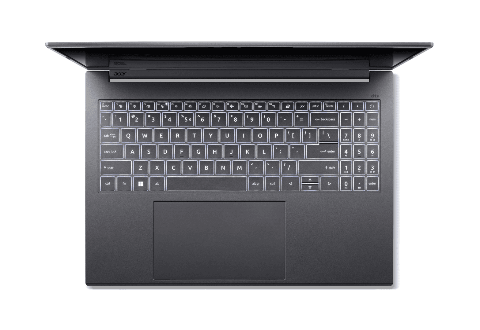 Laptop Consumer Acer Aspire 16 AI A16-61M-R3GS, cu procesor Ryzen AI 5 340, 16'' OLED, 16 GB LPDDR5x, 512 GB SSD, AMD Radeon 840M, Fr OS