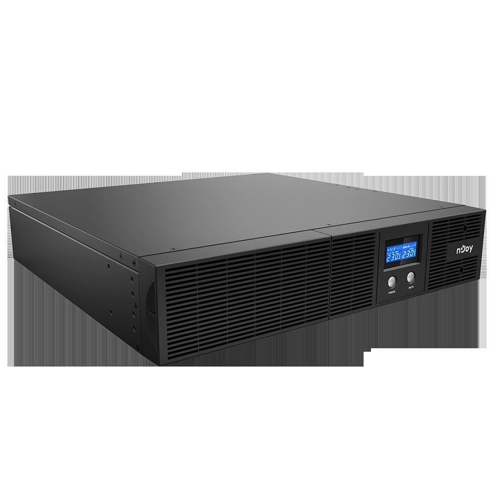 UPS nJoy Argus 2200, 2200VA/1320W, LCD Display, 4 IEC C13 cu Protectie, Management, Reglaj Automat al Tensiunii, iesire sinusoidala pura, rack 2U