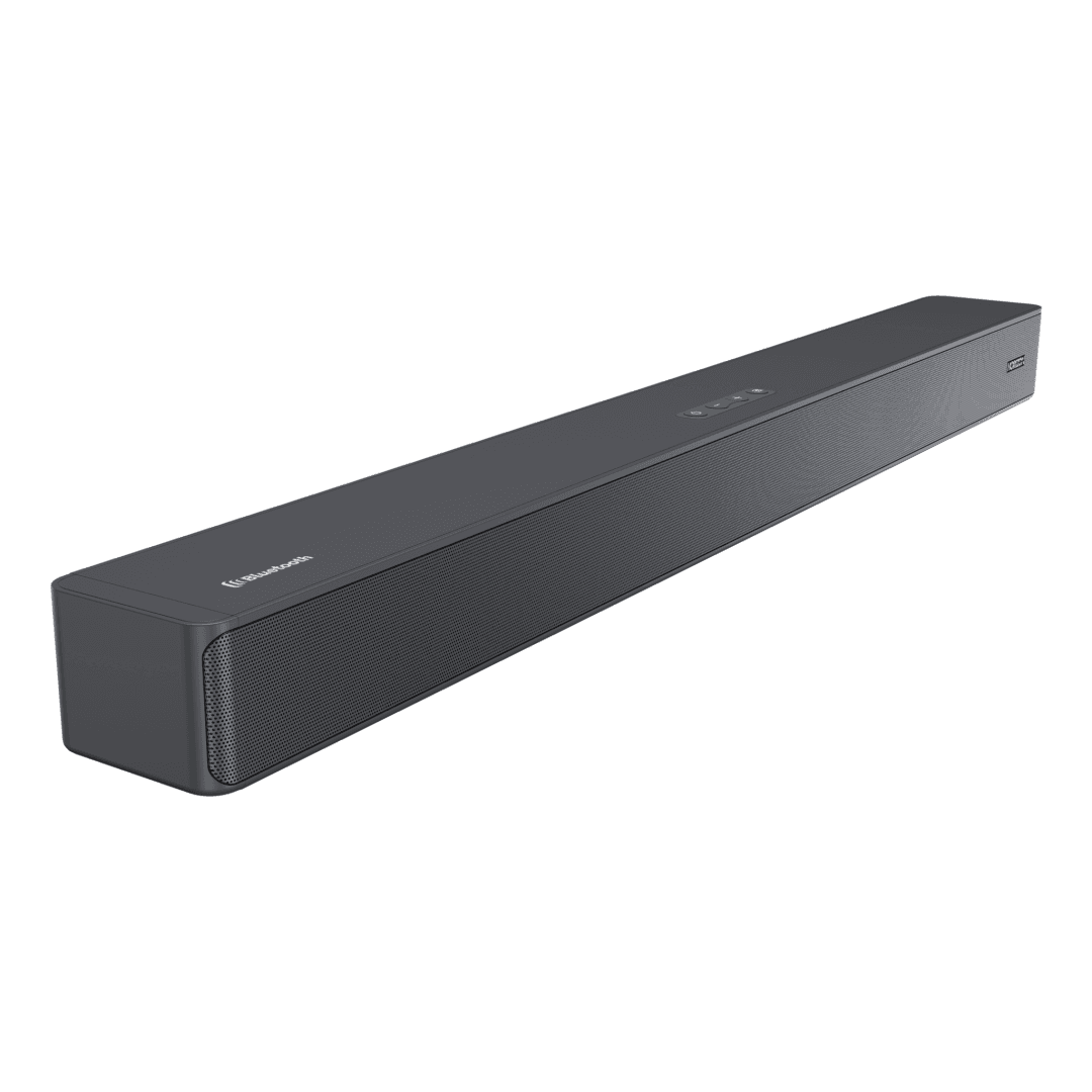SOUNDBAR HORIZON HAV-S2030 / System 2.0 / Max Audio Power 60W (30W x2) / Digital Optical / AUX (3.5mm) / HDMI-ARC (CEC) / BT 5.4 / USB Playback / DOT-Matrix Display / Remote + Button Keys / Impedance: 4Ω x2 / Signal to Noise Ratio (SNR): 73dB / Wall-Mount Ready / Full Size / Titanium Dark Grey