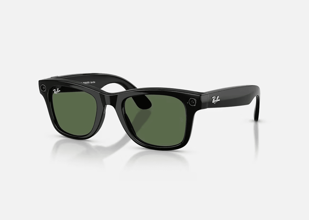 ORW4012 META WAYFARER High Bridge Fit - Shiny Black - G-15 Green Gen 2