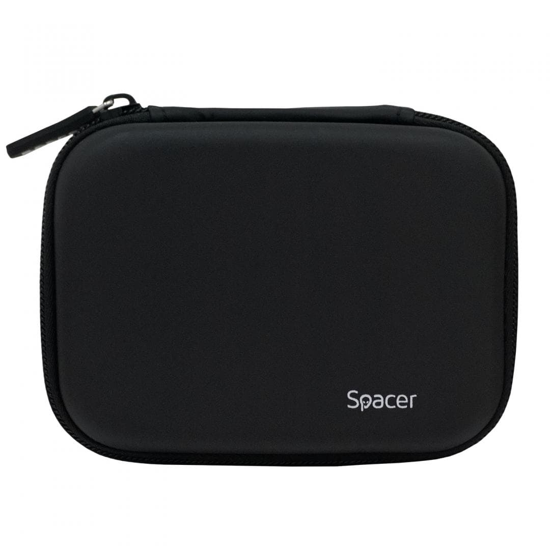 HUSA SPACER HDD SPACER SPHD-001, buzunar intern plasa, compatibilitate HDD 2.5",  negru