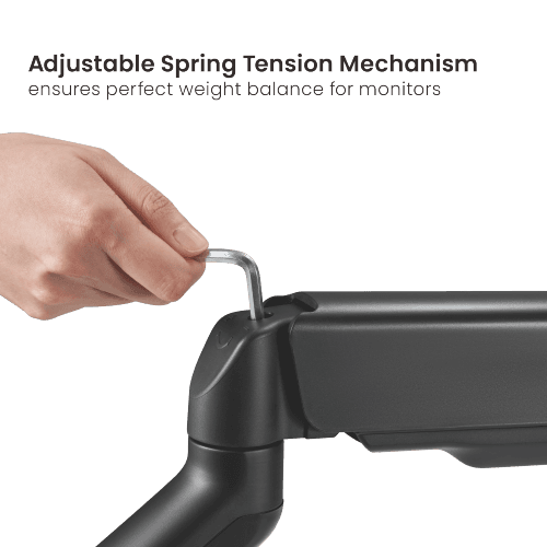 Braț pentru monitor cu contragreutate Material: Oțel, Plastic Tehnologie: Arc Suprafață finisaj : Vopsit electrostatic, Acoperire cu Pulbere Dimensiune compatibila ecran: 17"-32" Greutate maxima (pe ecran): 2~9 kg Compatibilitate VESA: 75x75, 100x100 Interval de inclinare : +90°-90° Interval de
