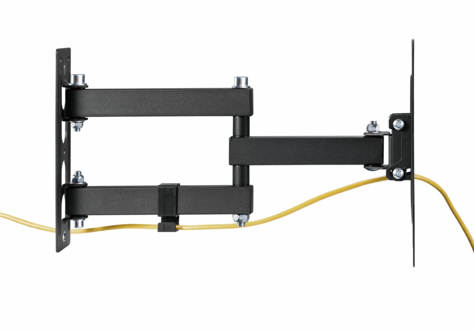 Suport TV Serioux LCD/LED, TV68-223, compatibilitate  dimensiune ecran 23"-43", material otel, VESA:100x100, 100x200, 200x100, 200x200, greutate maximă suportata: 30 kg, profil: 56~378mm, inclinare: ＋3°～-10°, pivotare: +90°~-90°, management cabluri, negru