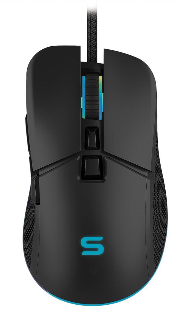 Kit Gaming Serioux Kayel 4 in 1, Tastatura de gaming, 104 taste, 19 taste Anti-ghosting , design slim, iluminare rainbow, structura metalica gri, taste negre + design cu palm rest, cablu USB 1.5M PVC, plug and play; Mouse gaming, senzor Sunplus 199, 800-6400 DPI, switch HUANO, pana la 20 milioane de
