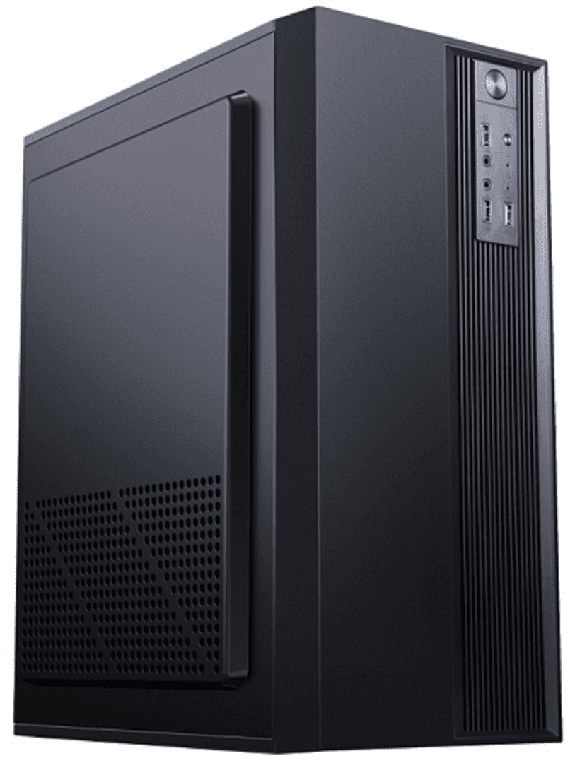 Carcasa gaming Serioux Classic01, fara sursa, tip  middle tower, USB2.0x+HD Audio,USB3.0, porturi rezervate pentru ventilator: fata 2x120mm ventilatoareARGB (incluse), spate:1x120mm ventilator negru, controler 4 porturi,drive bays: HDD de 3.5'' x1, SSd de 2.5'' x1, Sloturi PCI x 7, dimensiune