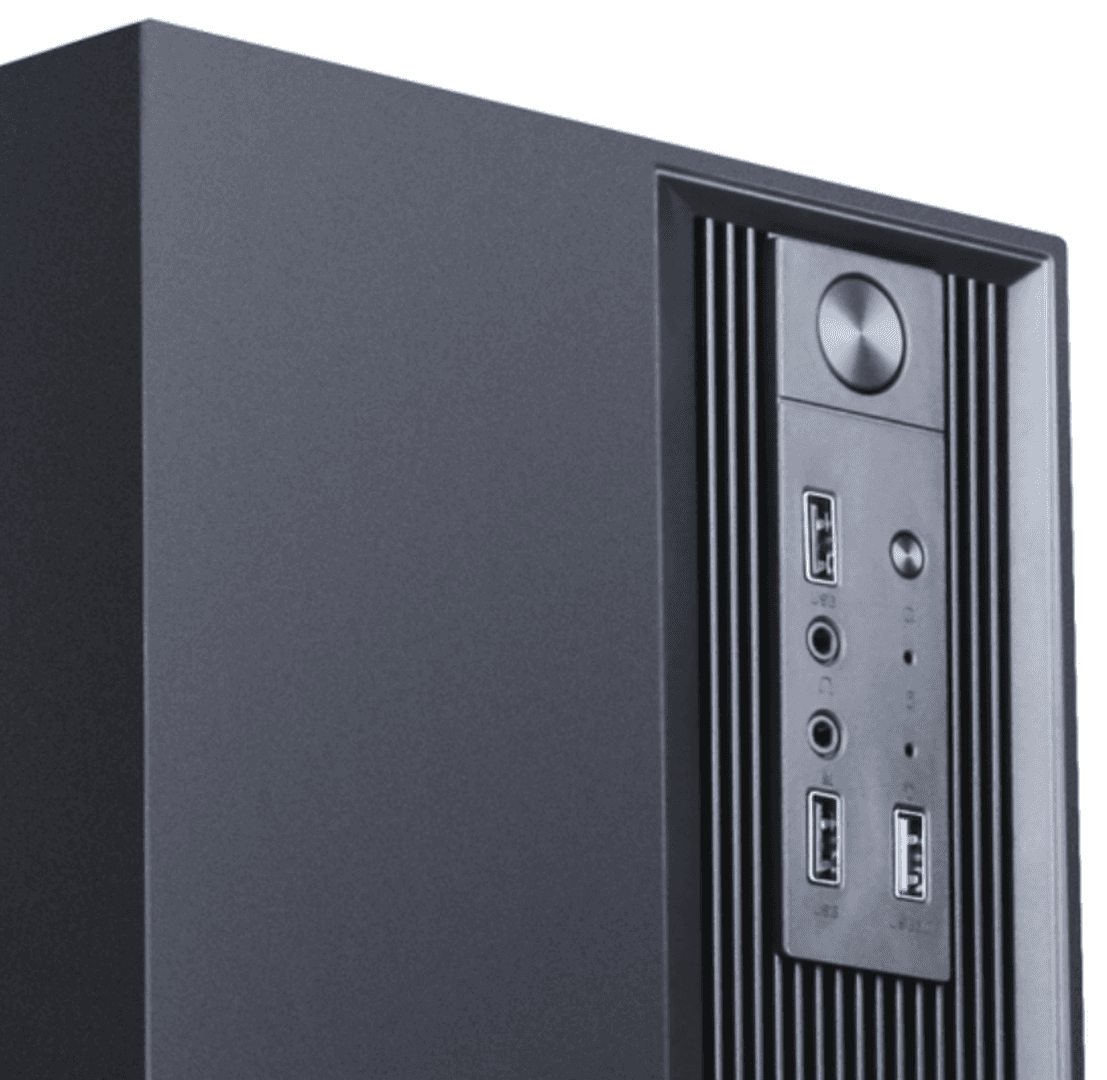 Carcasa gaming Serioux Classic01, fara sursa, tip  middle tower, USB2.0x+HD Audio,USB3.0, porturi rezervate pentru ventilator: fata 2x120mm ventilatoareARGB (incluse), spate:1x120mm ventilator negru, controler 4 porturi,drive bays: HDD de 3.5'' x1, SSd de 2.5'' x1, Sloturi PCI x 7, dimensiune