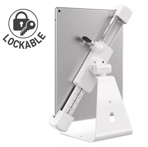 Stand tableta si telefon mobil Barkan T71HL, 7" - 14", Greutate maxima 1.4kg, Culoare: Alb.